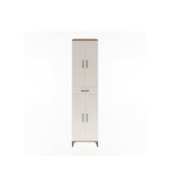 Hyperion Dolap 5 Raflı Tek Çekmeceli 4 Kapaklı 60x44x243 Çam-Aytaşı
