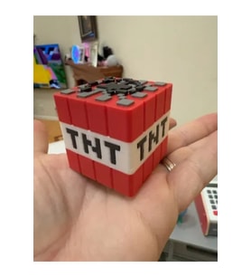 Minecraft TNT Dekoru
