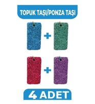 Topuk Taşı Ponza Taşı Seti, Cilt Temizliği ve Bakımı İçin Ideal