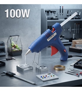 100W Sıcak Silikon Tabancası - Elektrikli - 11 mm Mum Silikon Uyumlu