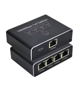 ZR889 Rj45 1To4 Gigabit Splitter