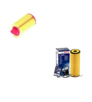 Bosch Filtre Bakım Seti Mercedes C230 W203 Kompressor 192 Beygir 2004-2006 Benzinli Hava + Yağ filtre