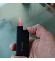 ASYA GIFTS Kişiye Özel İsim Baskılı Jet Çakmak Kırmızı Alev ( Gazlı ) Rüzgarda Sönmez ASY JET RED