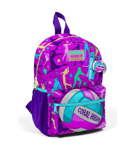 Coral High Pembe Mor Voleybol Mini Yuva Sırt Çantası - Kız Çocuk