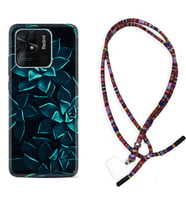 Xiaomi Redmi Note 7 8 9 Pro 10 2022 10 Pro 10S Kılıf Boyun Asklı Rasta Silikon Mistik Çiçekler 1650