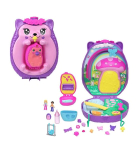 Polly Pocket Çanta Olabilen Micro Oyun Setleri - Hedgehog Mom And Baby GKJ63-JBJ91