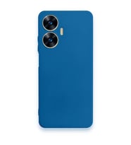 Realme C55 Kılıf First Silikon - Mavi