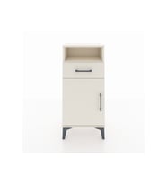 Arges Komodin 2 Raflı Tek Çekmeceli Tek Kapaklı 44x30x96 Aytaşı-Aytaşı