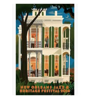 New Orleans Caz Ve Miras Festivali 2016 Tablo Ahşap Poster Dekoratif