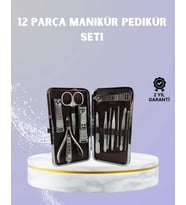 Seyahat İçin Taşınabilir Deri Çantalı Bakım Seti