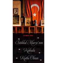 12 Mart 1921 İstaklal Marşı'nın Kabulü Fotoğraf Panosu Branda 100x200