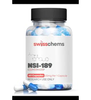 SwissChems  NSI-189 Phosphate (20mg/capsule), 60 Capsules.Orj Usa Firma Ürünü.3984 (Renksiz)