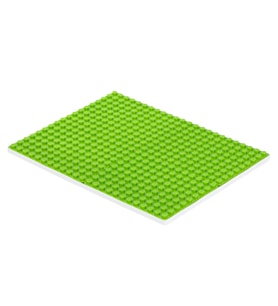 LegoDuploUyumlu Yeşil Tablalı Maxi Boy Zemin 41x32 cm