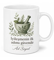 Eczacı İçin Özel Tasarım Seramik Baskılı Kupa Bardak Meslek Hediyesi
