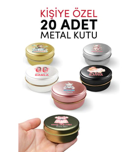 Kişiye Özel Yenidoğan Hoşgeldin Bebek Metal Kutu Seti  Kız & Erkek Modeller