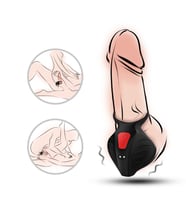 PRIME TOYS Lock Pro Şarjlı Güçlü Titreşimli Testis ve Penis Halkalı Testis Masaj Vibratörü