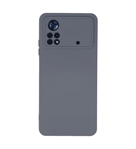 Xiaomi Poco X4 Pro 5g Kılıf Nano İçi Kadife Silikon - Gri