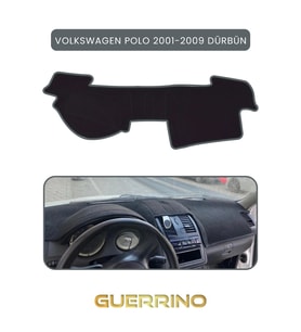 VOLKSWAGEN Polo (2001-2009) DÜRBÜN  TORPİDO KORUMA HALISI GRİ KENAR