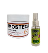 Imosteon Rahatlatıcı Masaj ve Bakım Kremi 150 ml X 2 ad+Çörek Otu Yağı ile 30 ml