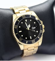 Spectrum Rolex Tarzı Gold Renk Metal Kordon Erkek Kol Saati