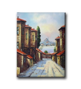 İstanbul Yağlı Boya Kanvas Tablo YBD100