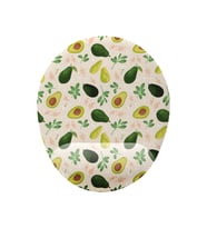 Avakado Desenli Bilek Destekli Mouse Pad (Çok Renkli)