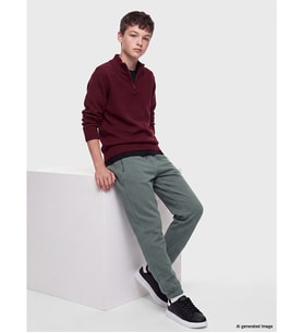 LCW Kids Gri Erkek Çocuk Jogger Eşofman Altı