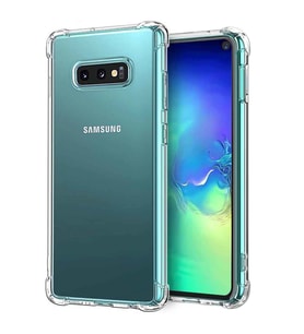 Samsung Galaxy S10 Shock Absorbing Darbe Emicili Şeffaf Silikon Kılıf