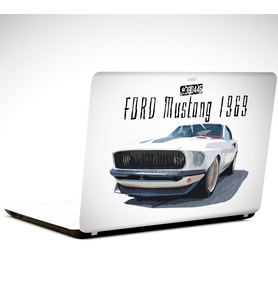 Ford Mustang 1969 Laptop Sticker 19 inch (40,5X27CM)