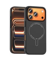 iPhone 17 Pro Max Kılıf M-Safe Şarj Özellikli Kamera Korumalı Elio Sert PC Kılıf