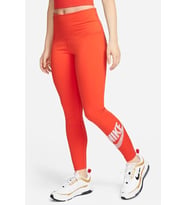 Nike One Training High Rise Leggings Yüksek Belli Toparlayıcı 2Cepli Turuncu Tayt