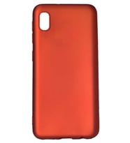 Galaxy A01 Core Kılıf Kamera Çıkıntılı Soft Silikon (Kırmızı)