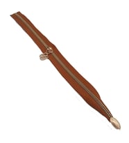 Angel Çanta Aksesuar Tek Stoplu 45 Cm Fermuar Light Gold Metal Taba