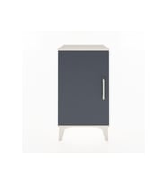 Arges Komodin 2 Raflı Tek Kapaklı 44x30x80 Aytaşı-Antrasit