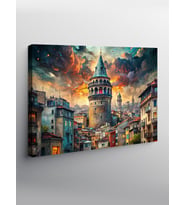 Kanvas Tablo Galata Kulesi