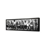 Gökdelen İşçileri Çerçeveli Mdf Tablo