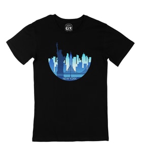 New York Siyah Tişört