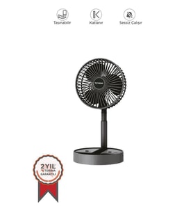Torima F-06 Siyah Mini Fan Vantilatör Masa Fan