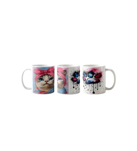 Ghostbastır Design Kedi Patisi Kupa Bardak Tek Adet K073