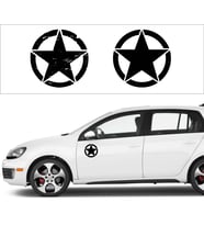 Off Road US ARMY Star Sticker seti 2 adet Asker