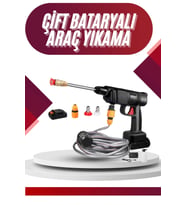 Oto Araba Yıkama Şarjlı Yüksek Basınçlı Oto Yıkama Sulama Tabancası