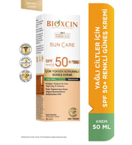 Bioxcin Yağlı Ciltler İçin Renkli 50 Faktör Güneş Kremi 50 ml