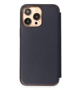 Pilelistore   iPhone 13 Pro Max Kılıf Dolpin Kapaklı - Lacivert