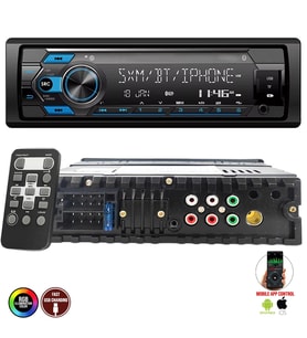 MEGAVOX MGX-X510 DSP Oto Teyp 4X60 Watt Bluetooth Mobil Aplikasyon Usb Fm Aux 7 Renk Ekranlı