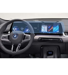 BMW 220i Active Tourer Ekran Koruyucu Multimedya Tek Parça (Şeffaf)