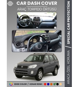 TOYOTA RAV4 (2000-2005) Torpido Örtüsü Ön Panel Torpido Koruma Tam Uyum Kolay Montaj