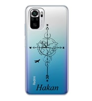 Xiaomi Pusula Tasarımlı Şeffaf Telefon Kılıfı