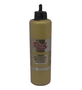Rich Multi Surface Metalik Her Yüzey İçin Akrilik Boya 500 cc. 6504 ALTIN 