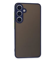 Galaxy S24 Kılıf Montreal Silikon Kapak - Lacivert