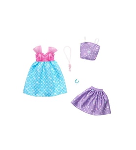 Barbie 'Nin Kıyafetleri 2'Li Paket Fyw82 - Deniz Kabuklu Elbise Hrh44